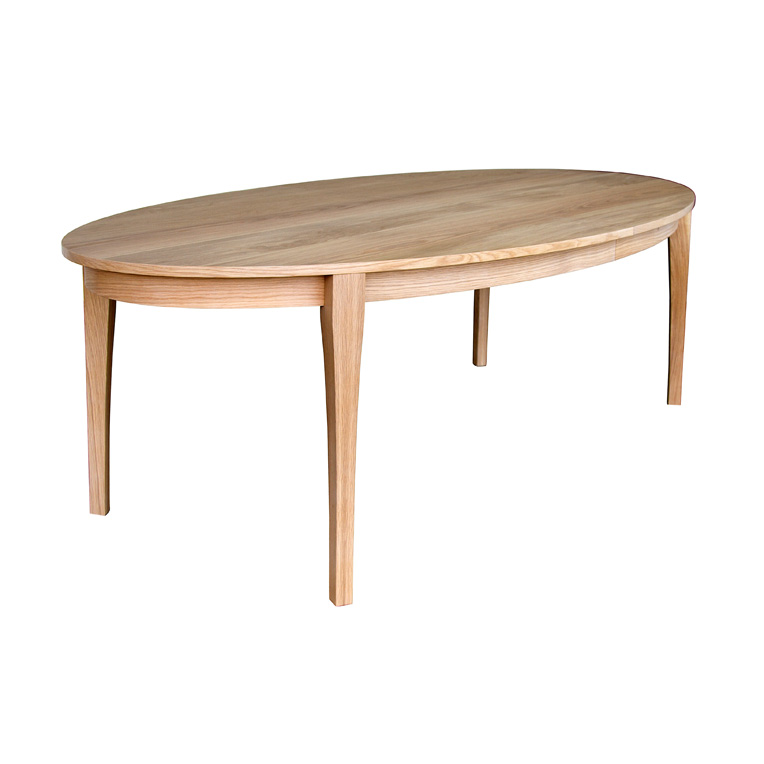 Oval dining table